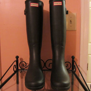 Hunter Orig Refined Tall Boots sz 9